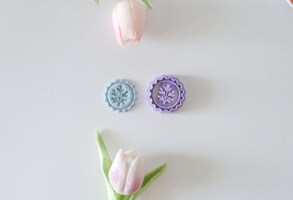 floral polymer clay cutter 