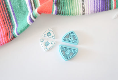 Talavera Triangle Florals Cutter Set | Hello Cutters