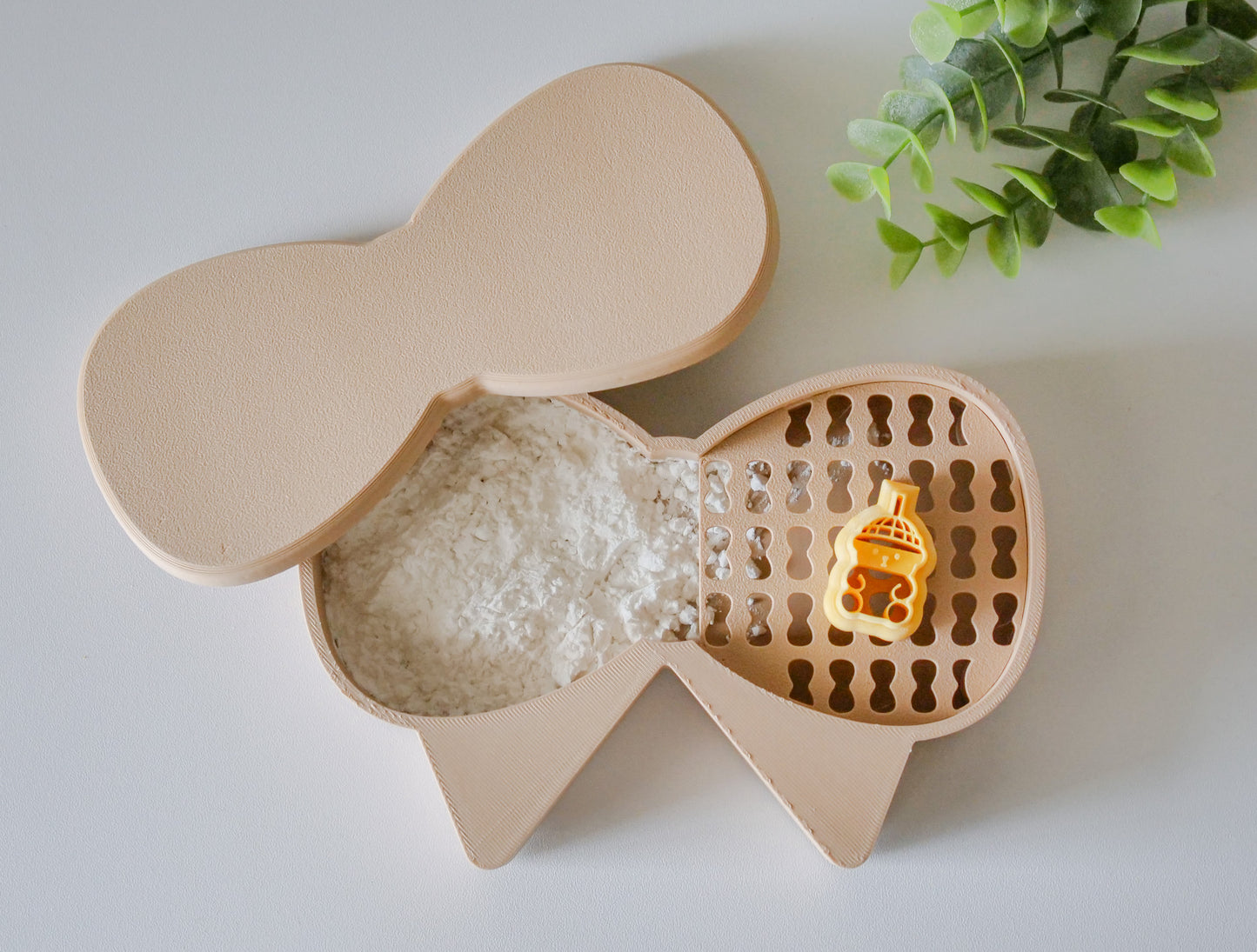 Bow Cornstarch Duster – 3-Piece Polymer Clay Prep Set