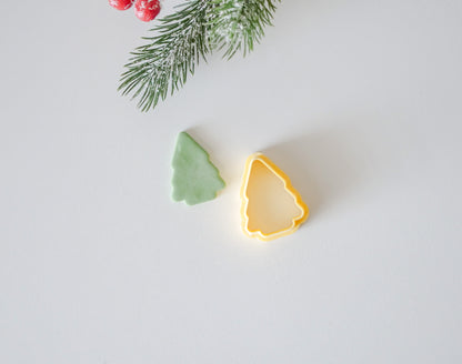 Silhouette Christmas Tree Polymer Clay Cutter- STL File