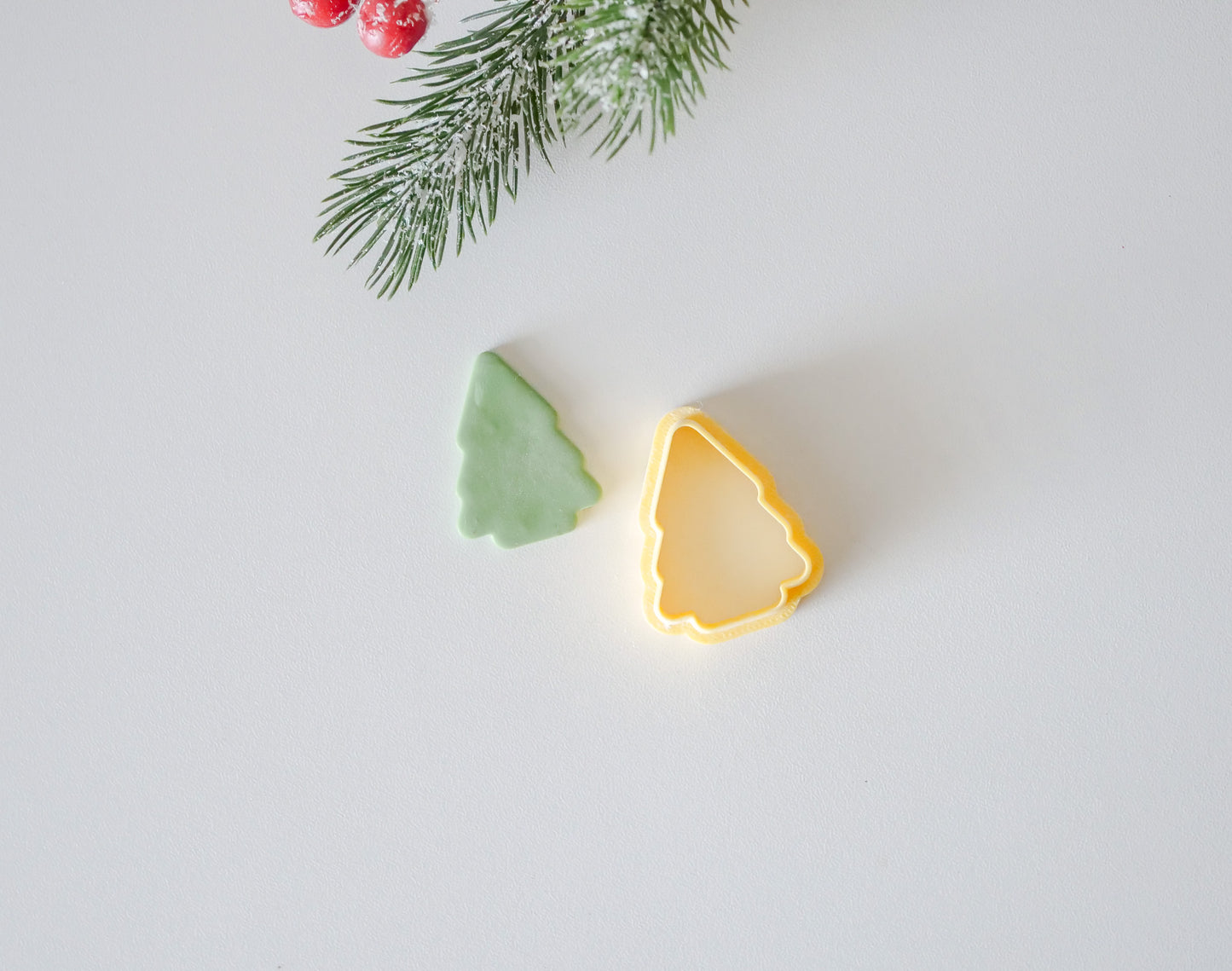 Silhouette Christmas Tree Polymer Clay Cutter- STL File