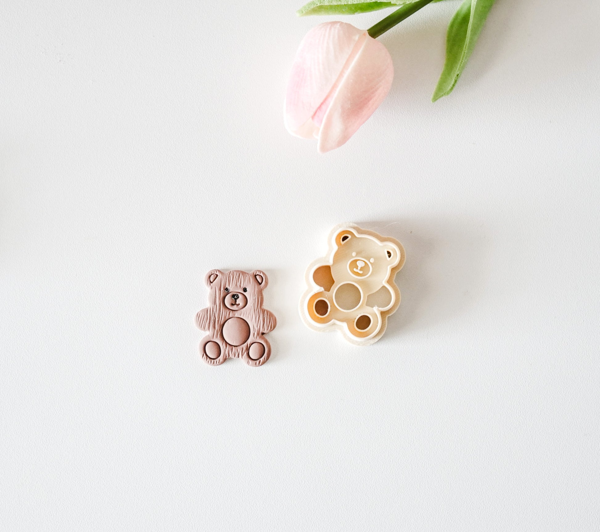 bear polymer clay cutter set 1.60 inches