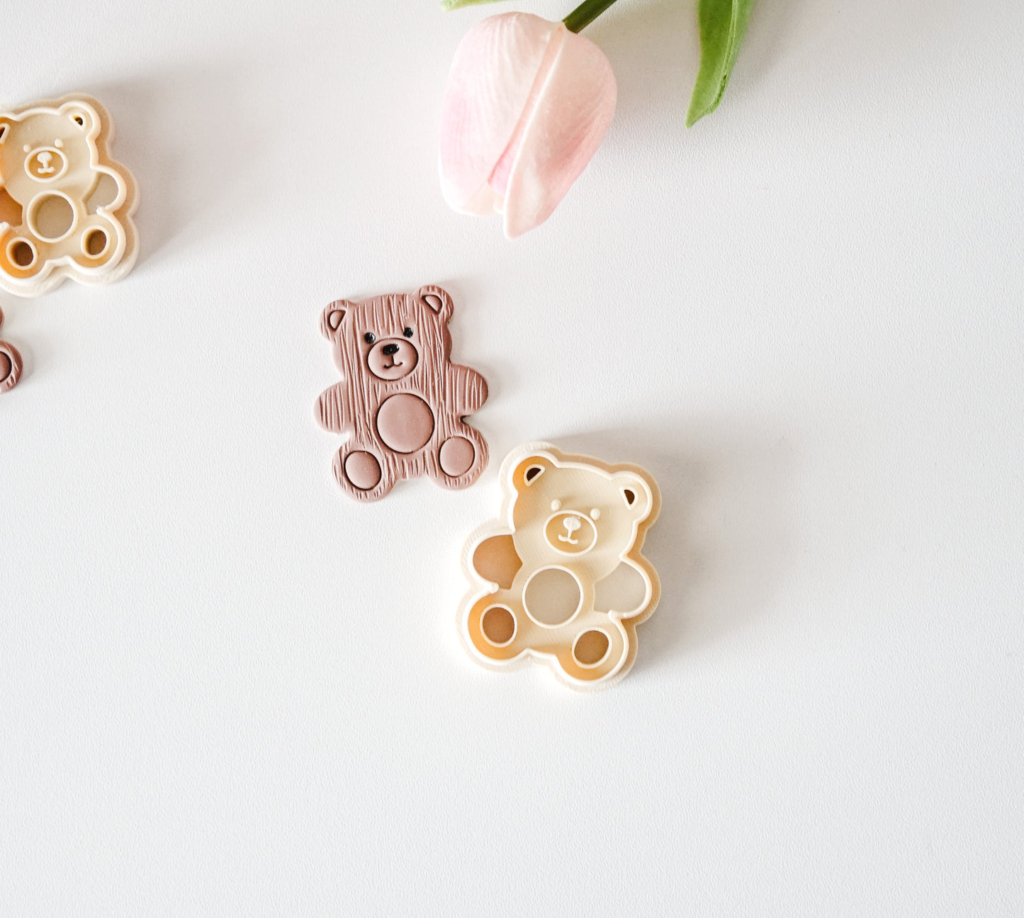 bear polymer clay cutter 1.90 inches