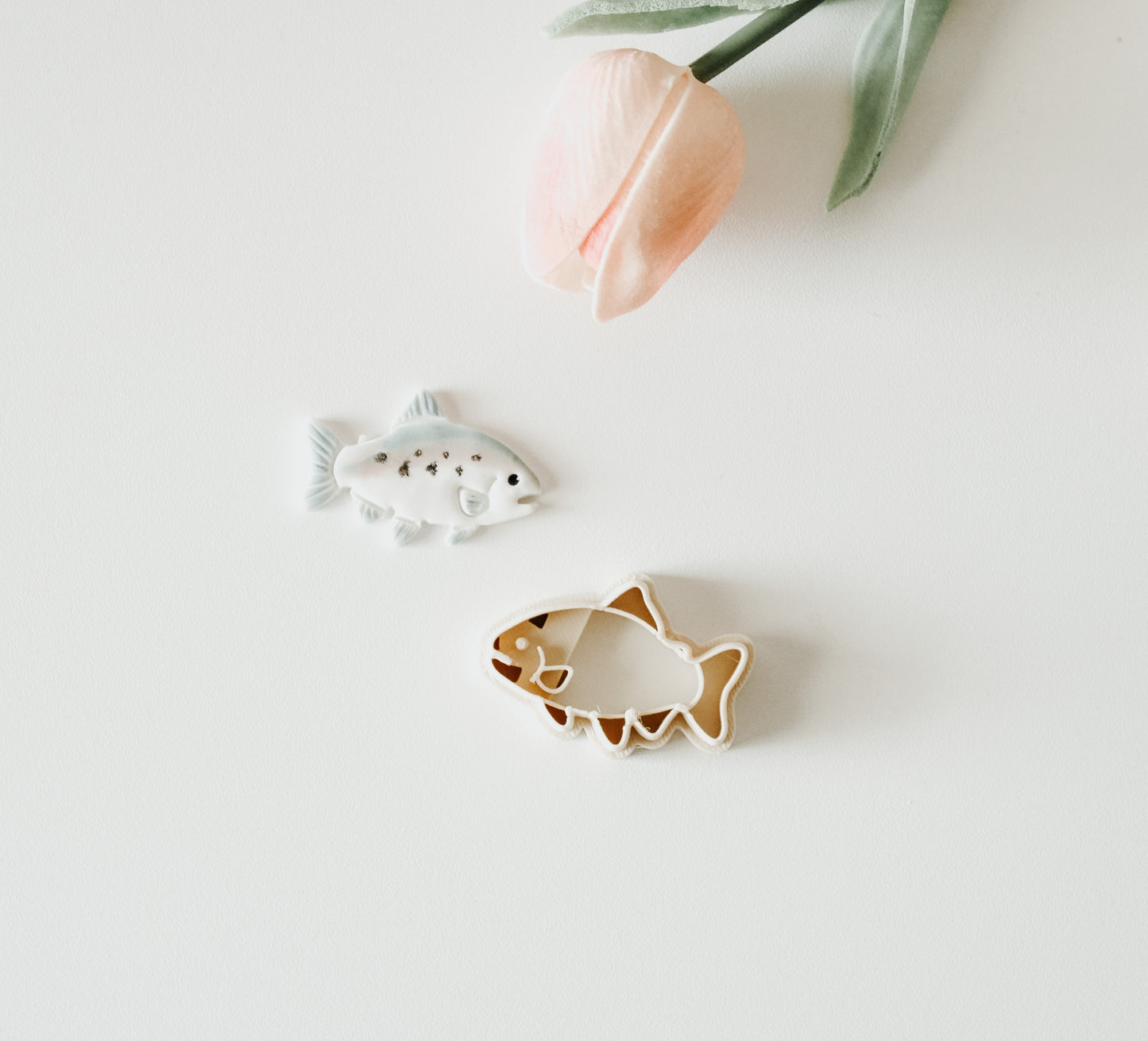 fish polymer clay cutter , hello cut