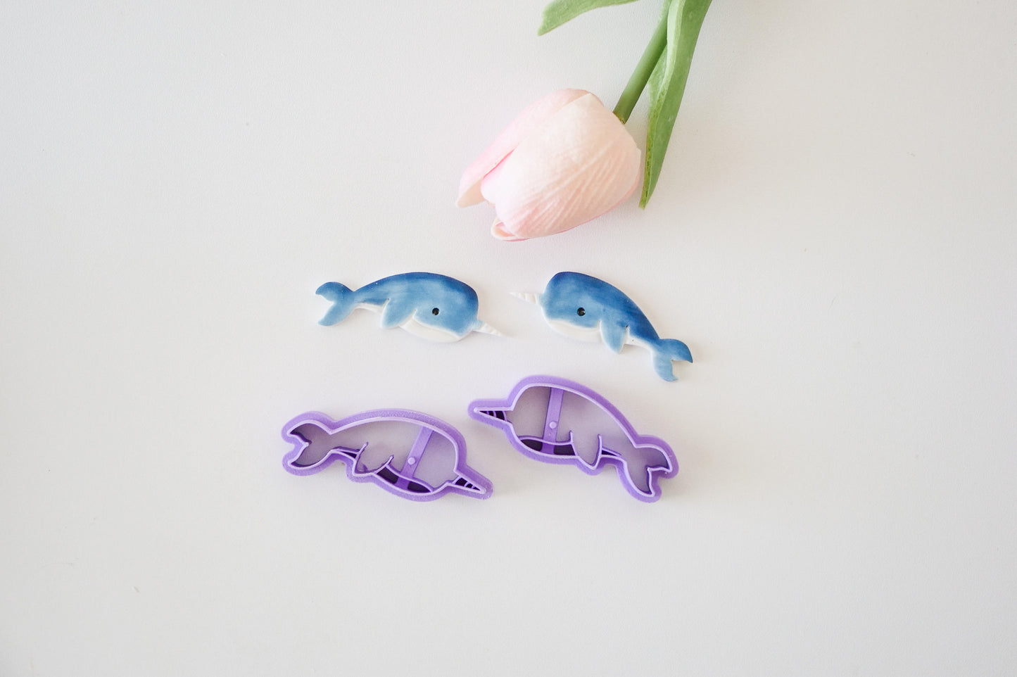 Narwhal Polymer Clay Cutter Set