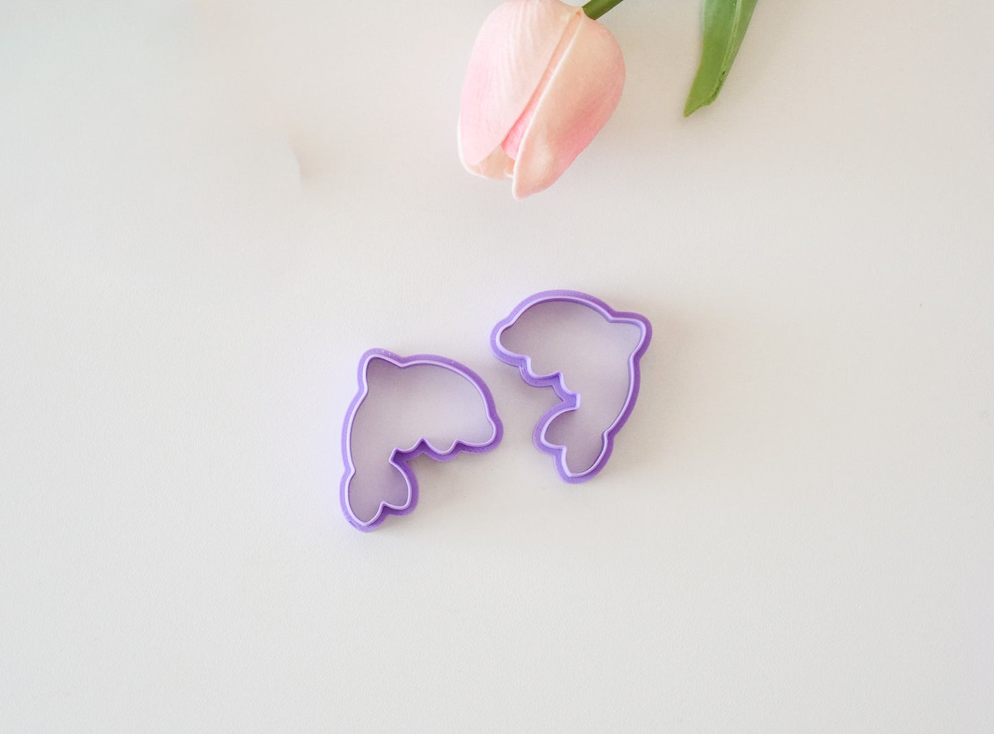 dolphin polymer clay cutter created by hello cutters