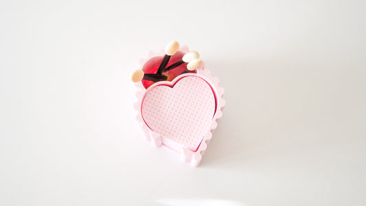 Mini Heart Shape Pad Holder Polymer Clay Earring Cutter – view 2 | Hello Cutters