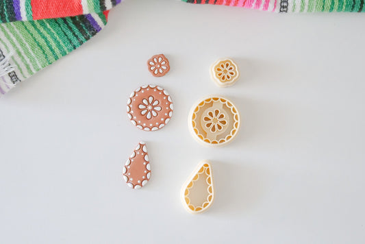 Talavera Polymer Clay Cutter Set: Jewelry & Craft Tools | Hello Cutters