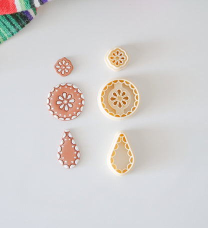 Talavera Polymer Clay Cutter Set: Jewelry & Craft Tools by Hello Cutters