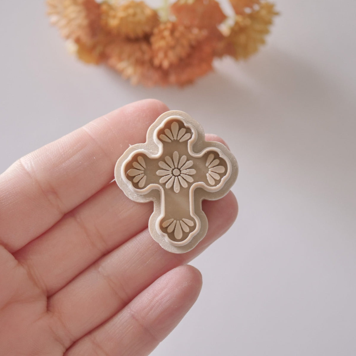 The Talavera Cross Polymer Clay Cutter 