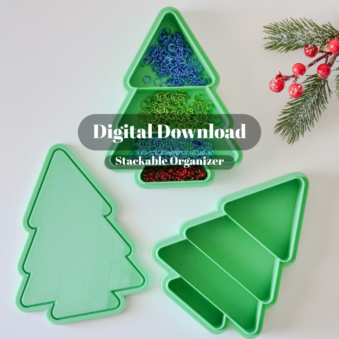 Christmas Tree Stackable Storage – Digital STL File