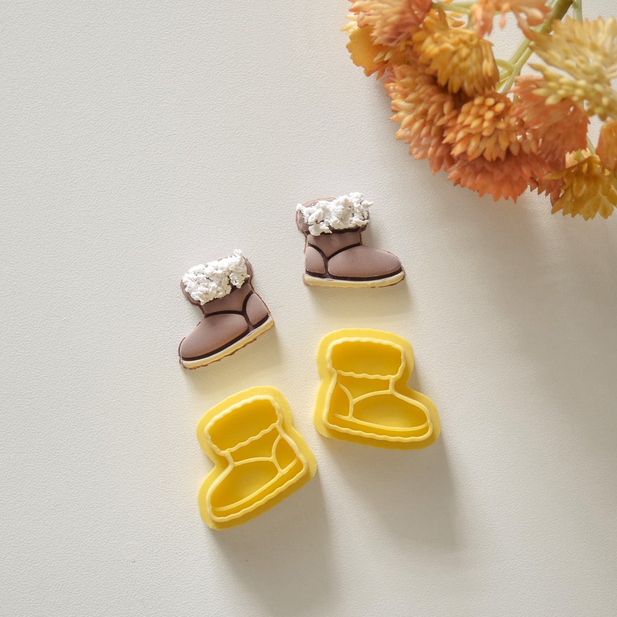 Winter Boots Polymer Clay Cutter 