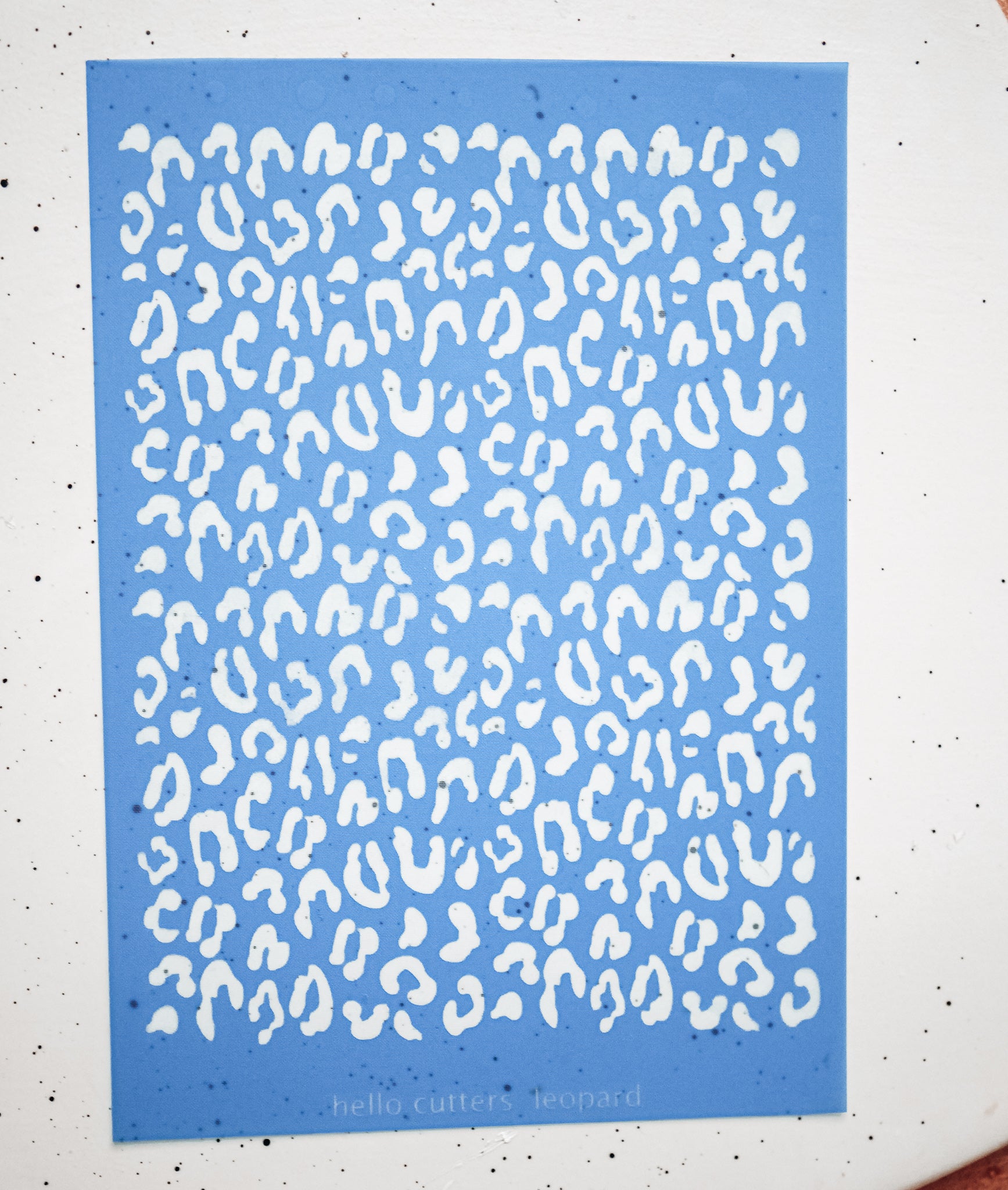 Leopard Print Stencil for Polymer Clay image 3