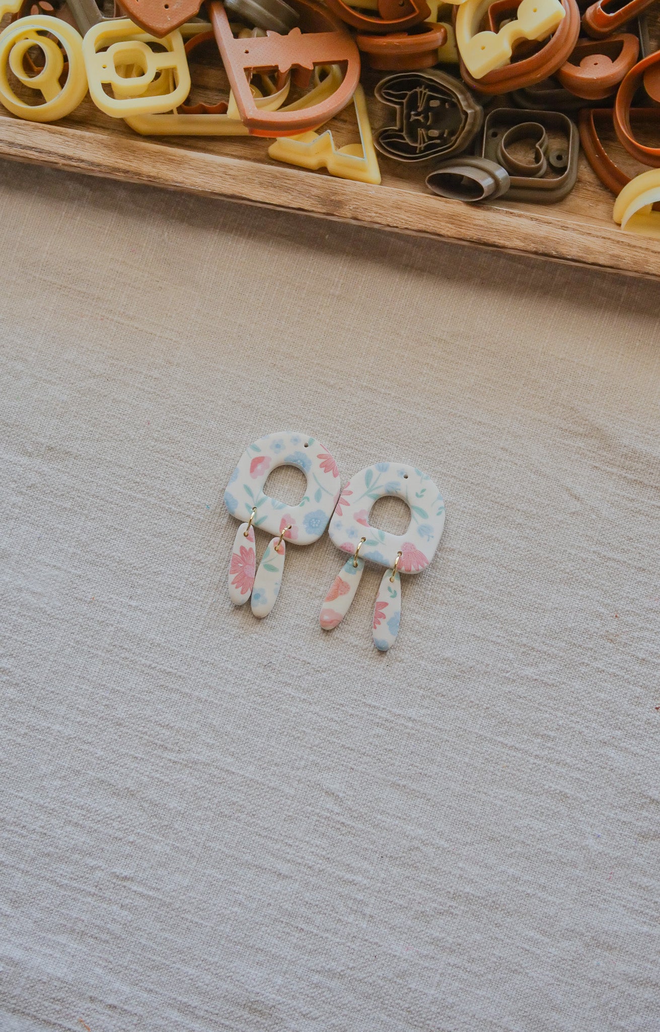 Blush Flower Polymer Clay Transfer Sheet image 2