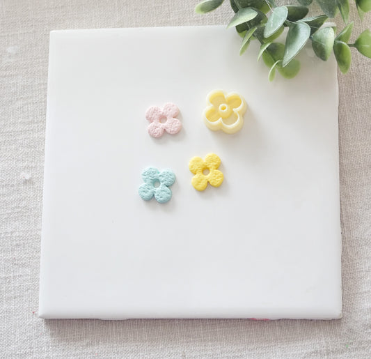 Flower Donut Hole Polymer Clay Cutter image 0