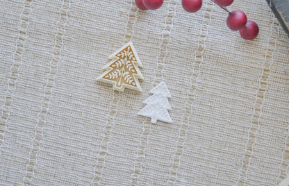 Nordic Christmas Tree Polymer Clay Cutter image 0