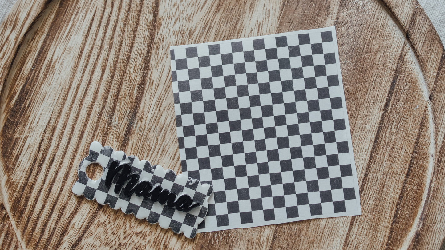 Checker Transfer Sheets image 0