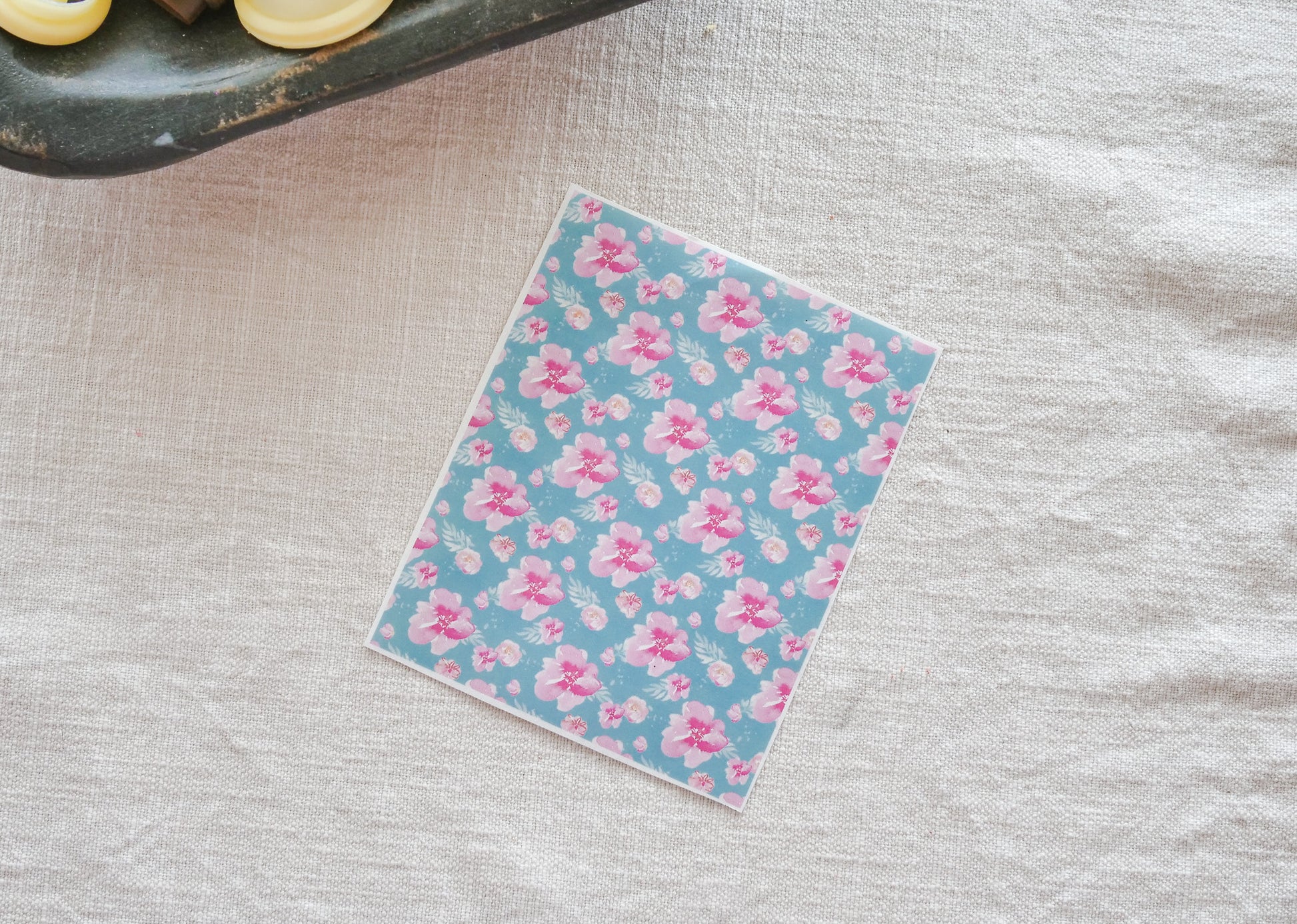 Flower Polymer Clay Transfer Sheets image 0