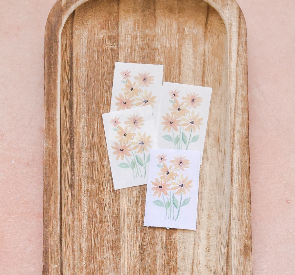 Flower Polymer Clay Transfer Cutouts image 2