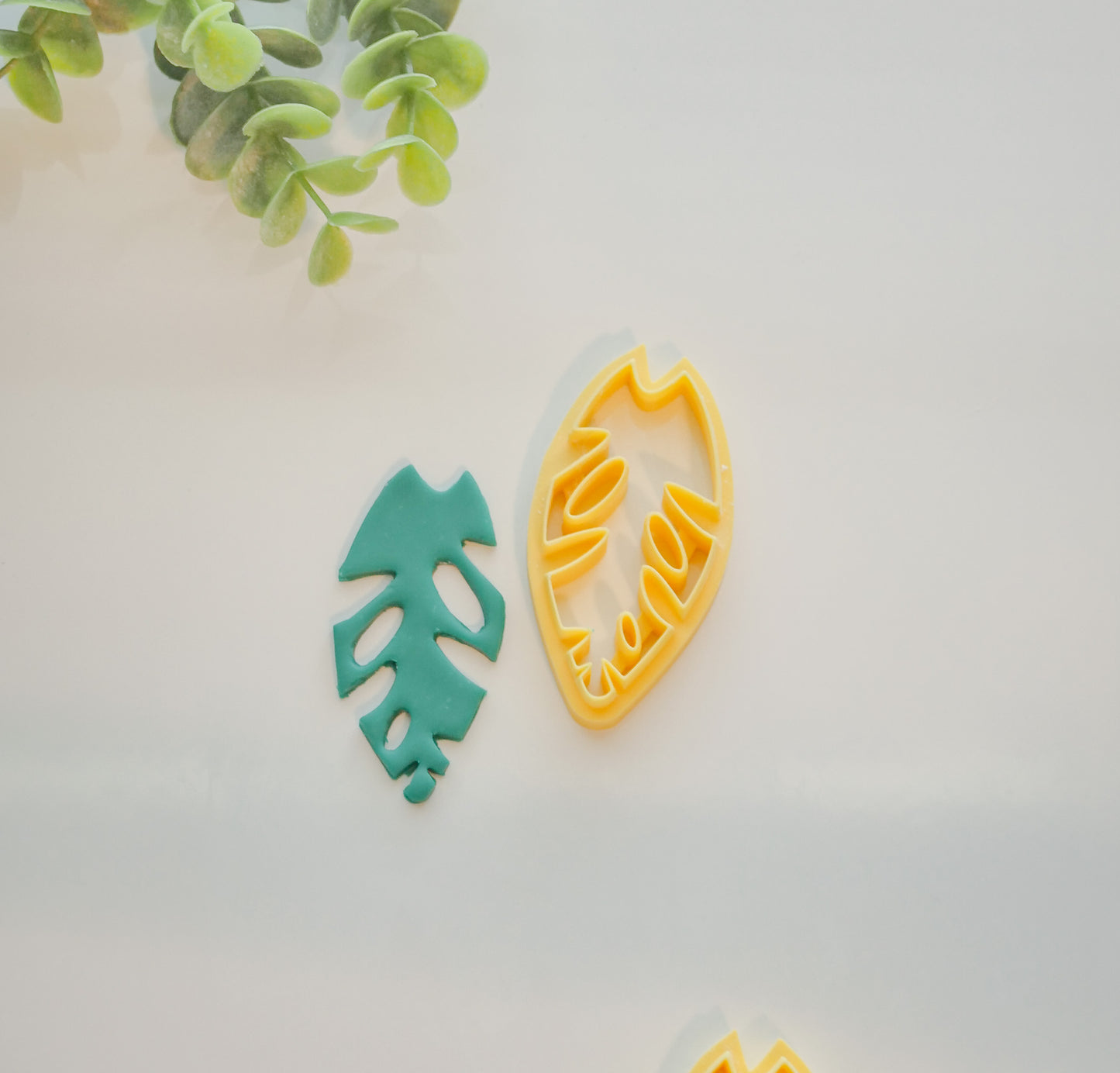 Abstract Leaves Polymer Clay Cutters image 2