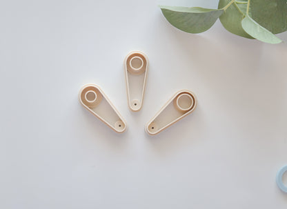 Straw Charm Topper Polymer Clay Cutter image 0