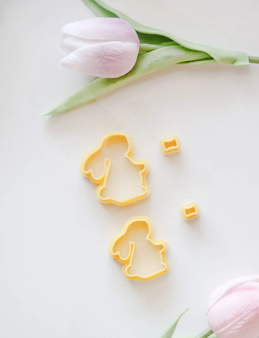 Bunny + Bow Polymer Clay Cutter Set (3-Piece) image 1