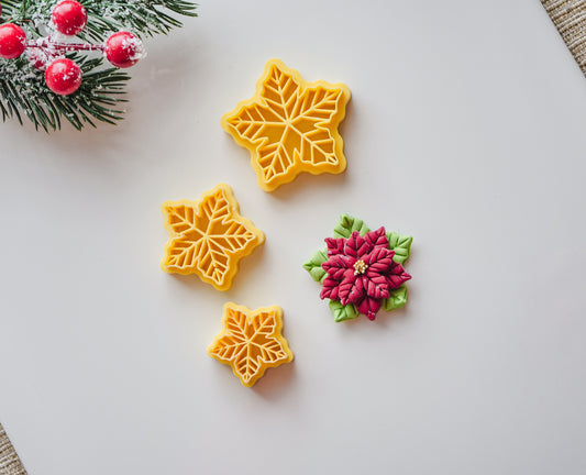 3-piece Poinsettia Cutter Set image 0