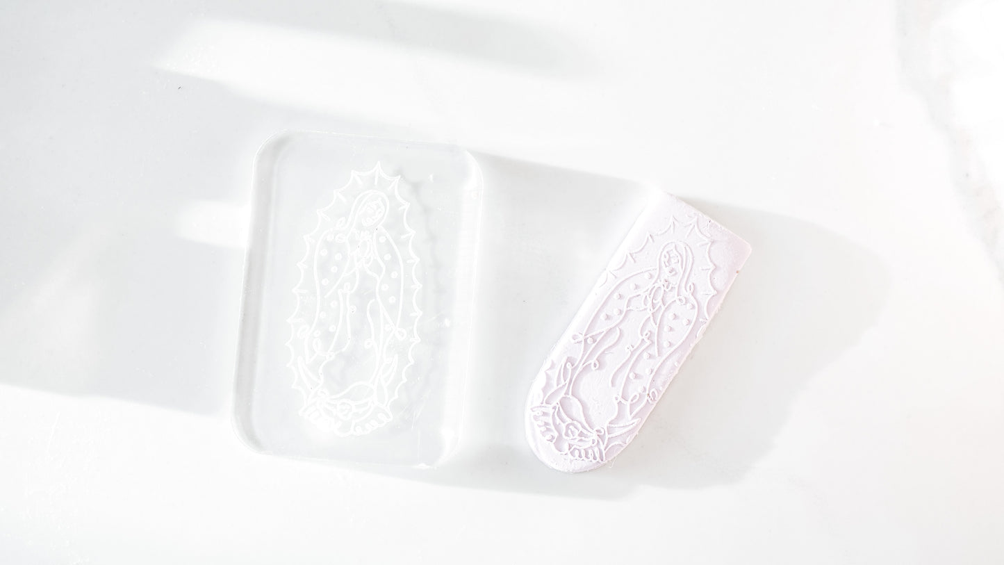 Virgen de Guadalupe Acrylic Stamp image 1