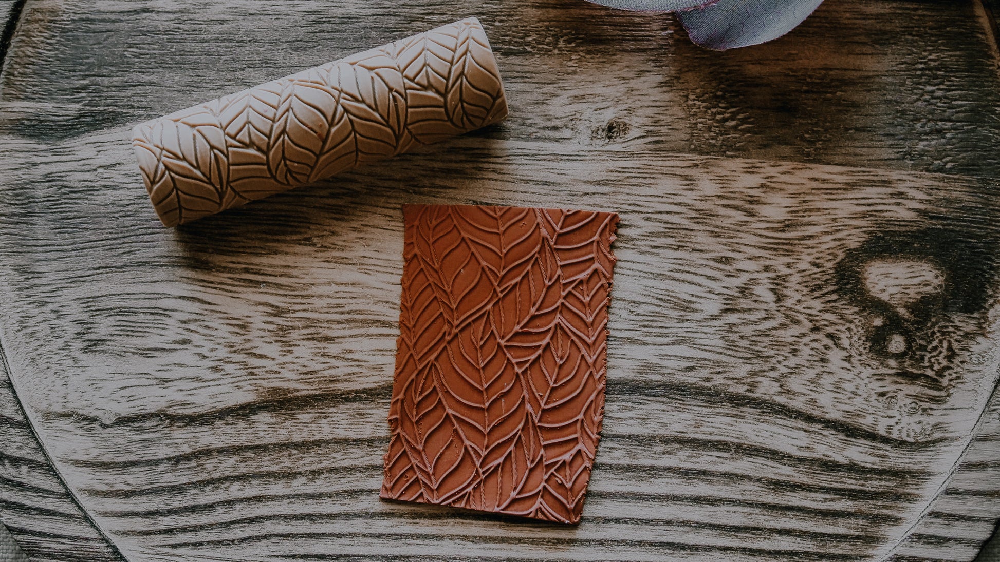 Leaf Texture Roller For Polymer Clay image 2