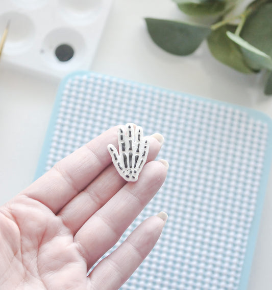 Skeleton Hand Polymer Clay Cutter image 1