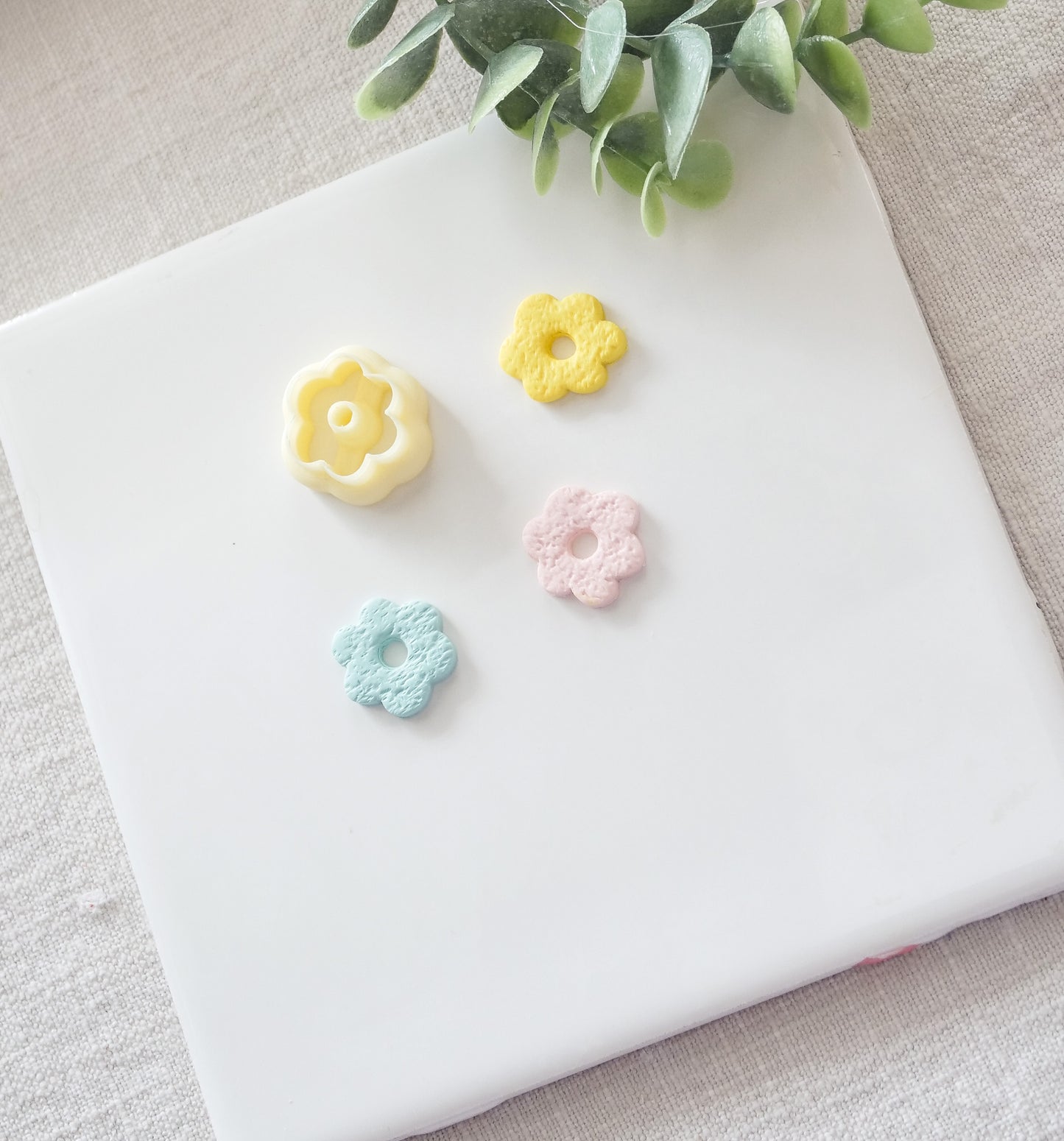 Flower Donut Hole Polymer Clay Cutter image 5