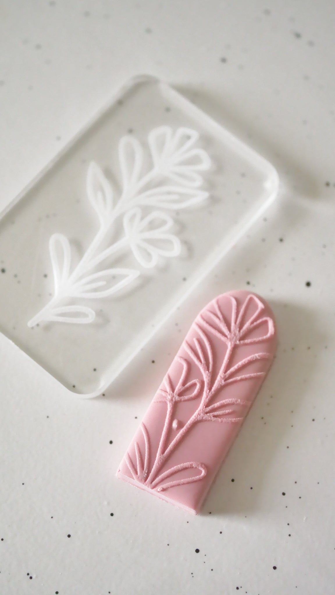 Floral Acrylic Stamp image 2