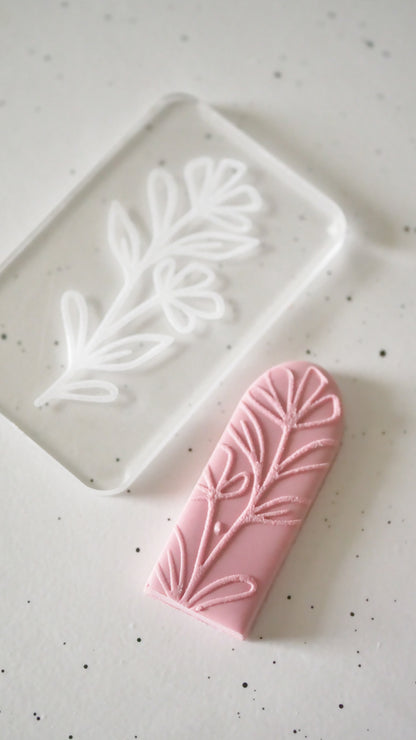 Floral Acrylic Stamp image 2