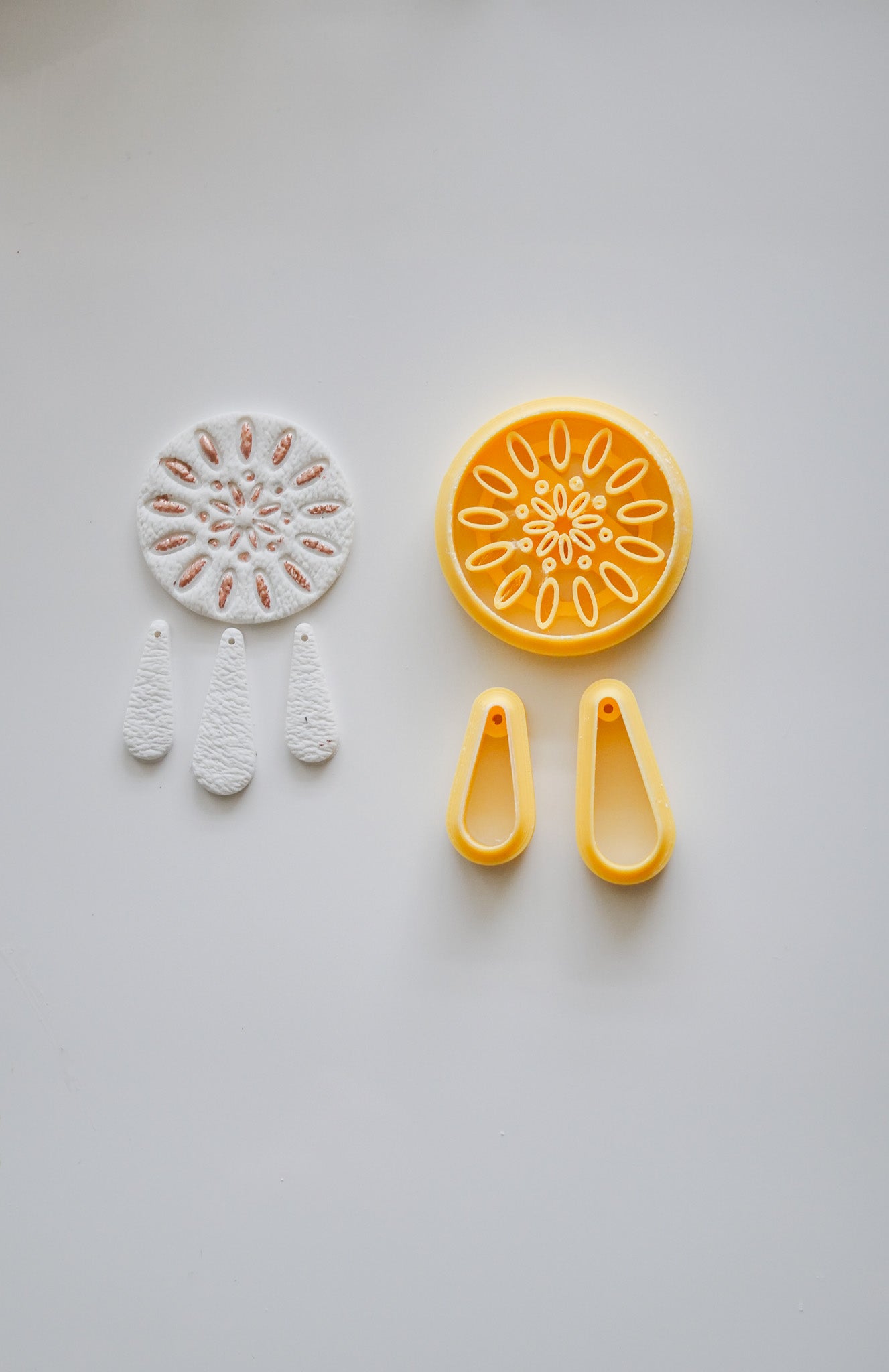 Round Flower Polymer Clay Cutter image 1