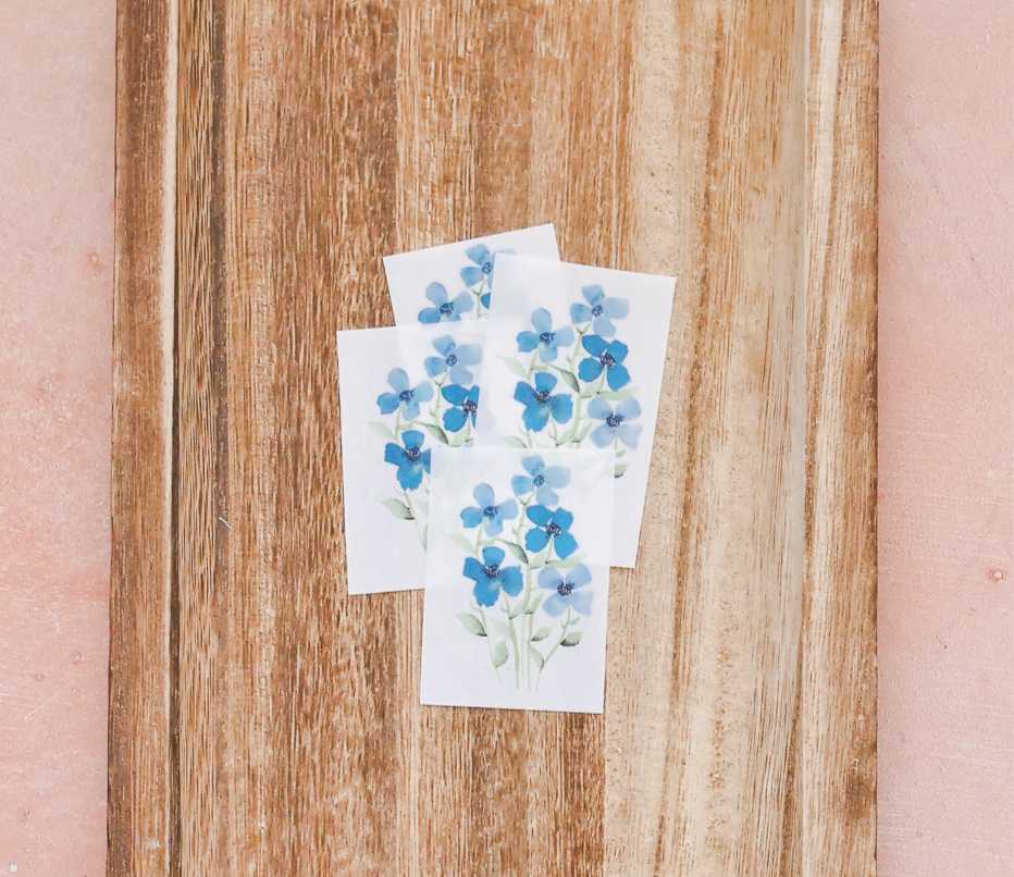 Flower Polymer Clay Transfer Cutouts image 1