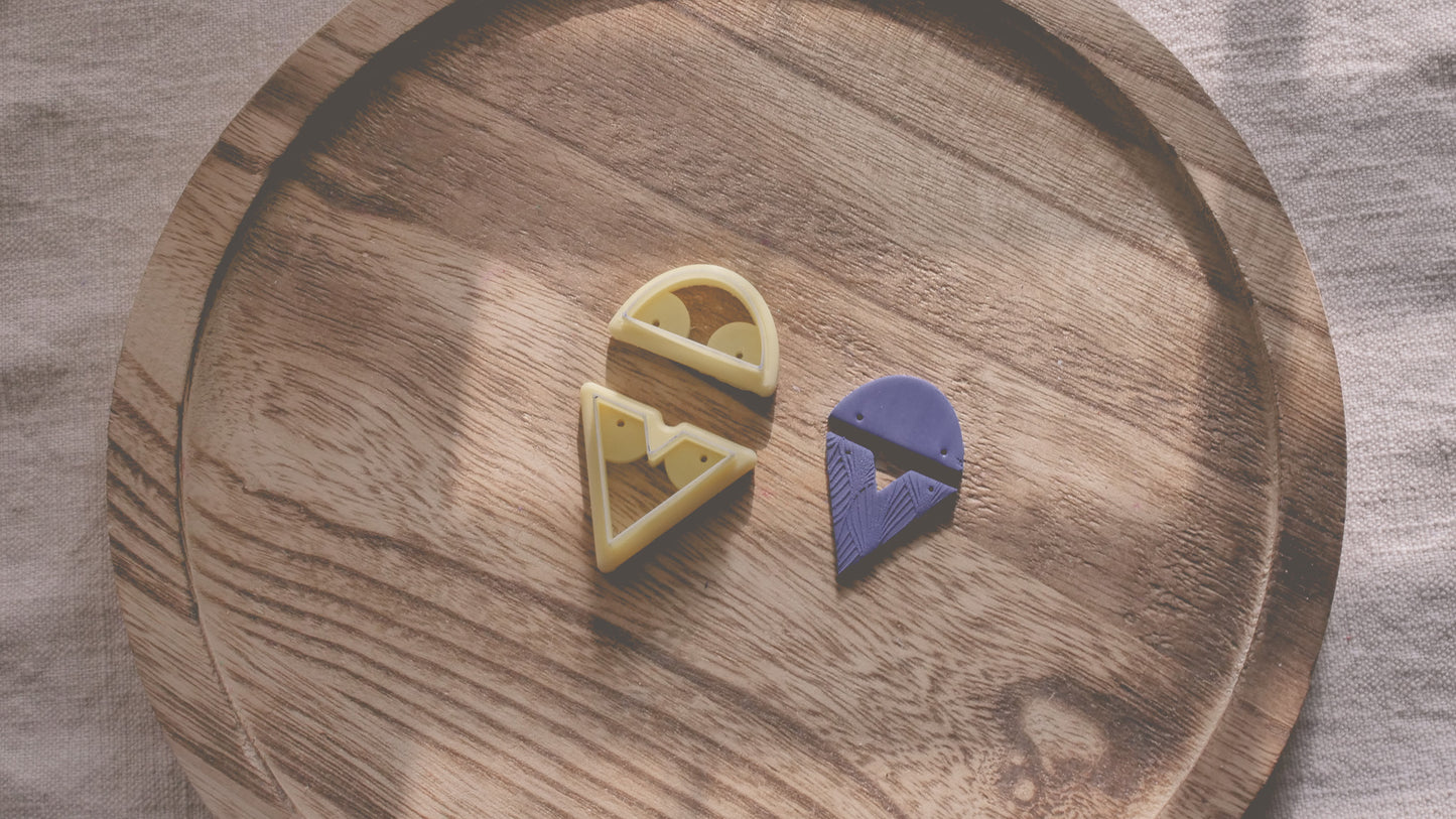 Triangle Arch Polymer Clay Cutter Set image 0