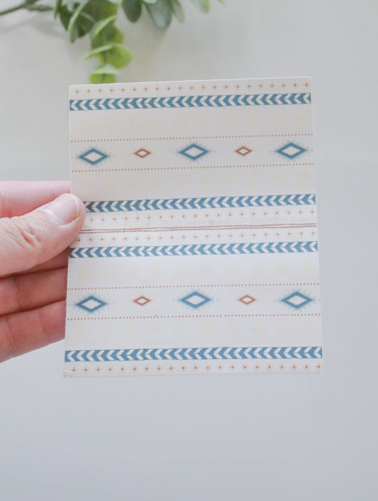 Blue Boho  Inspired Transfer Sheets image 0