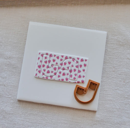 Abstract Half Clay Cutter image 0