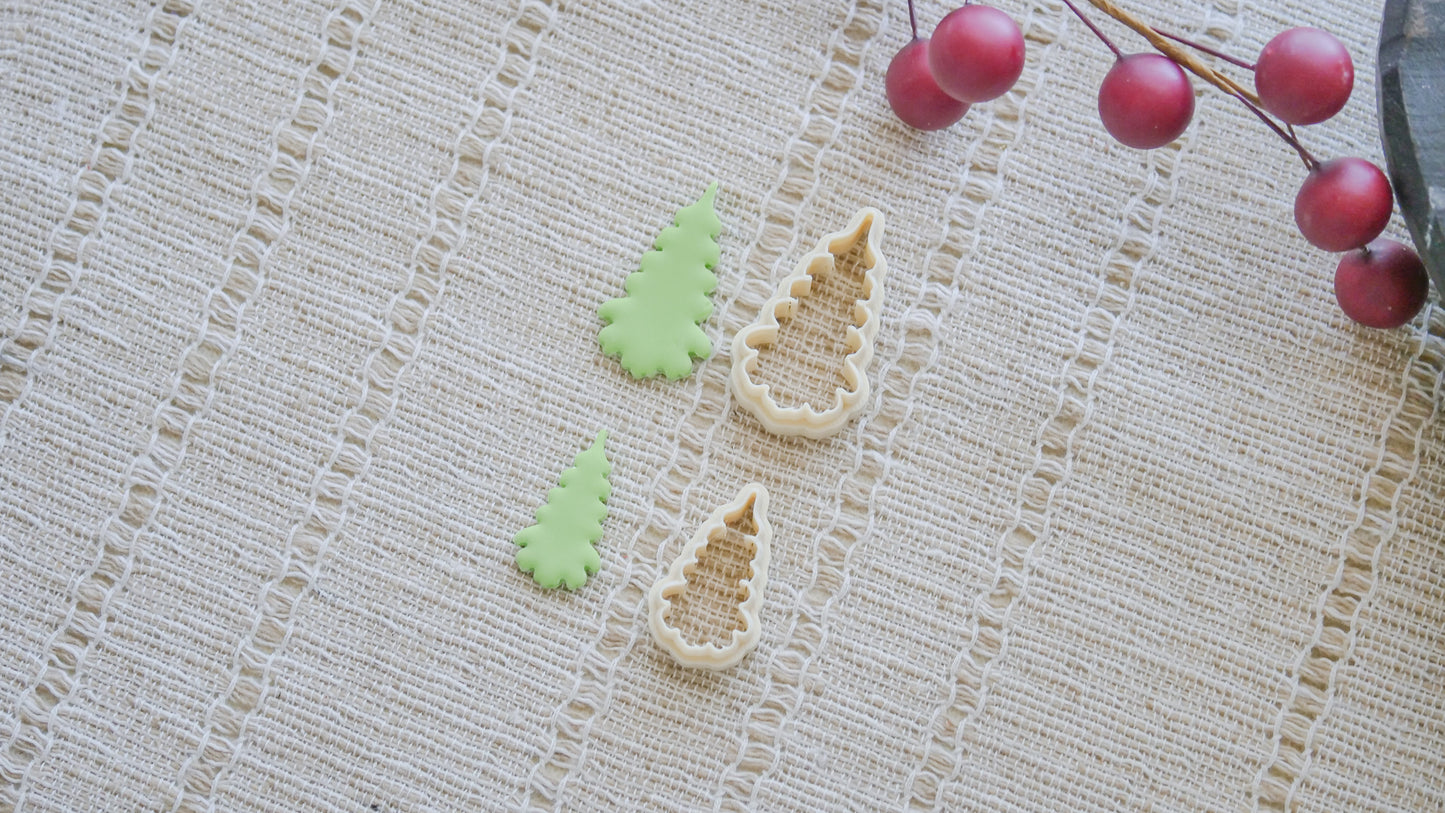 Pine Tree Polymer Clay Cutter image 1