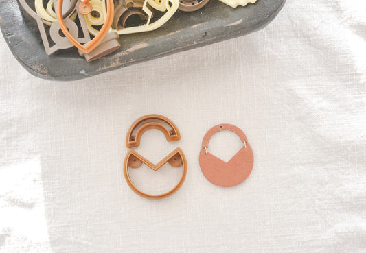 Boho Owl Shape Clay Cutter Set image 0