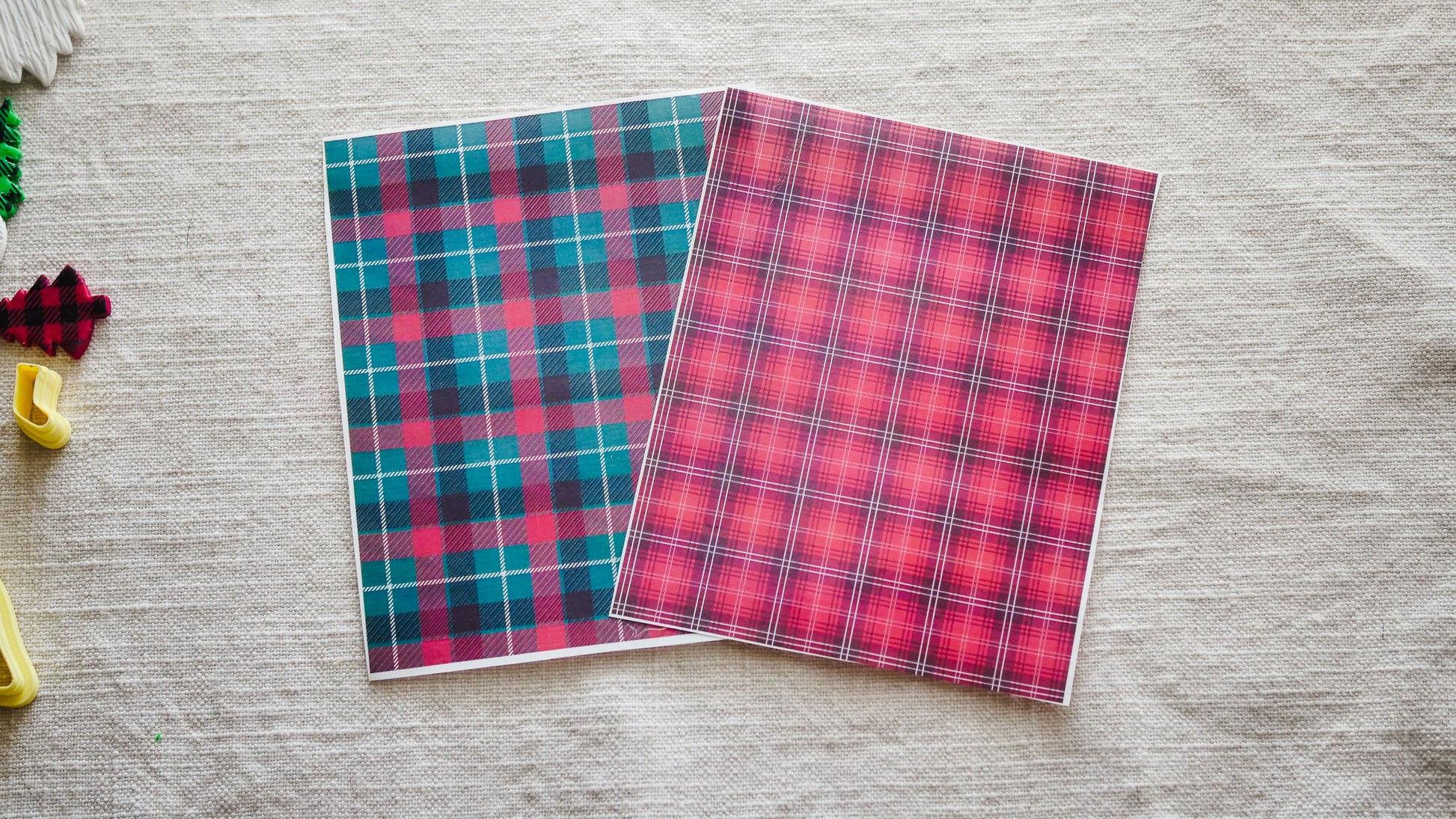 Plaid Transfer Sheets image 0