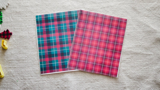 Plaid Transfer Sheets image 0