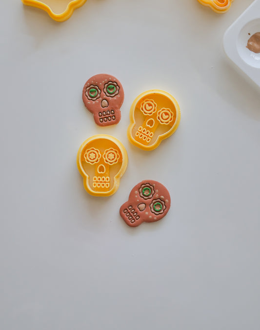 Calavera Polymer Clay Cutter image 0