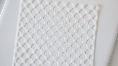 Cloud Mylar Stencil For Polymer Clay image 1