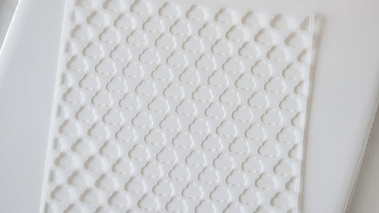 Cloud Mylar Stencil For Polymer Clay image 1