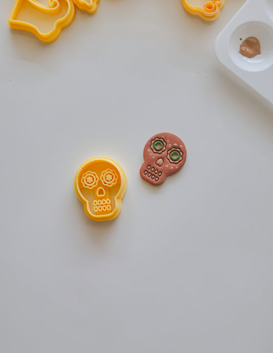 Calavera Polymer Clay Cutter image 1
