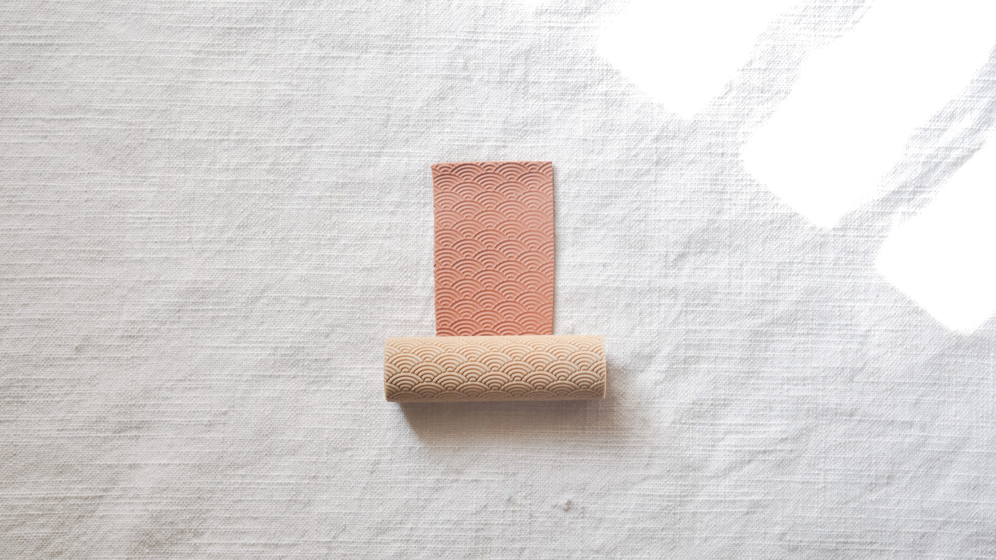 Scallop Textured Roller For Polymer Clay image 1