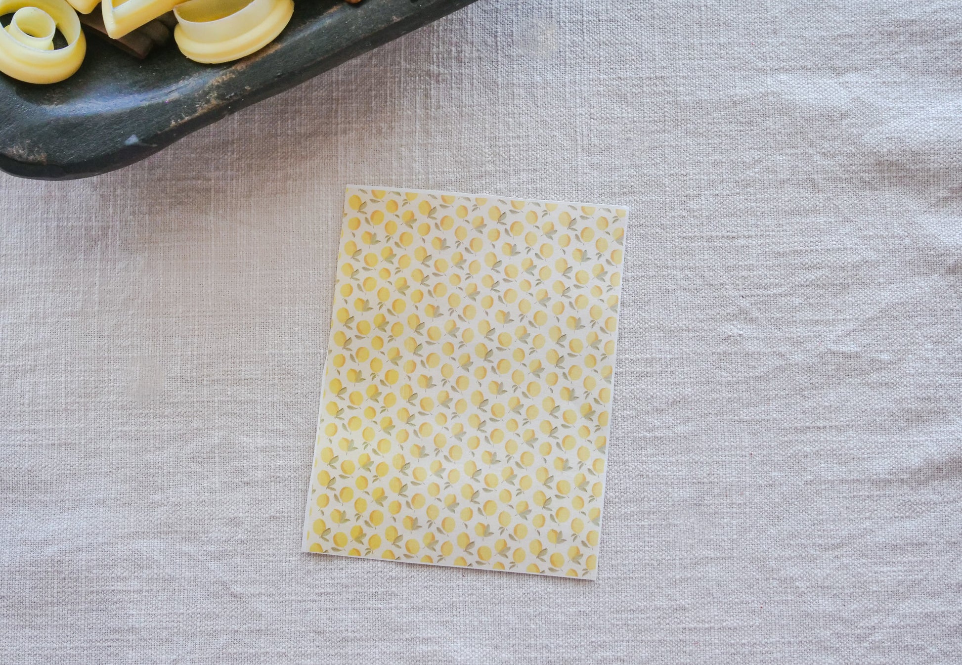 Lemon Polymer Clay Transfer Sheets image 0