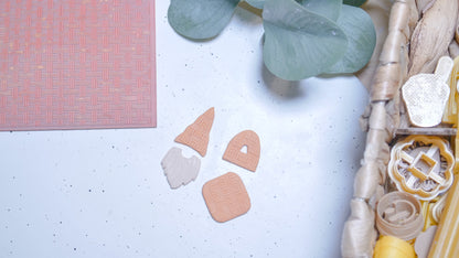 Basket Weave Pattern Rubber Mats for Polymer Clay image 1