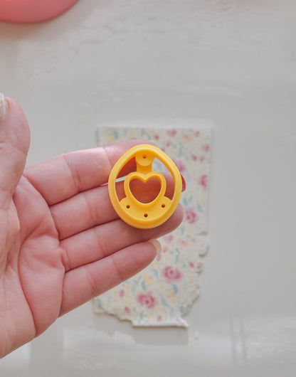 Abstract Heart Polymer Clay Cutter Set image 2